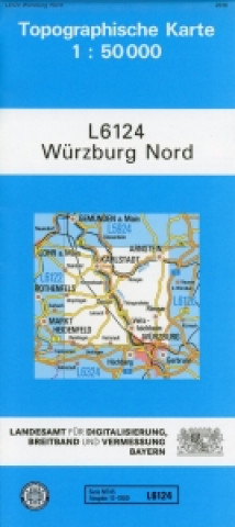 Tiskovina Würzburg Nord 1 : 50 000 