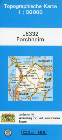 Tlačovina Forchheim 1 : 50 000 