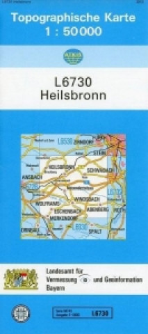 Nyomtatványok Heilsbronn 1 : 50 000 