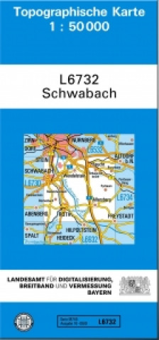 Nyomtatványok Schwabach 1 : 50 000 