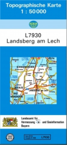 Tiskovina Landsberg 1 : 50 000 Breitband und Vermessung Landesamt für Digitalisierung