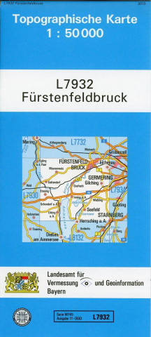 Nyomtatványok Fürstenfeldbruck 1 : 50 000 