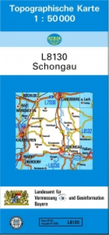 Nyomtatványok Schongau 1 : 50 000 Breitband und Vermessung Landesamt für Digitalisierung