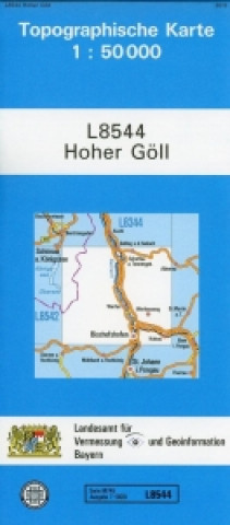 Tiskanica Hoher Göll 1 : 50 000 