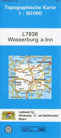 Nyomtatványok Wasserburg 1 : 50 000 Breitband und Vermessung Landesamt für Digitalisierung