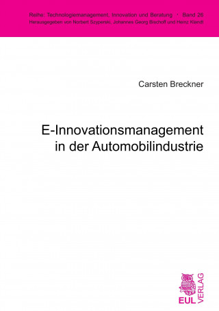 Kniha E-Innovationsmanagement in der Automobilindustrie Carsten Breckner