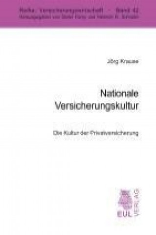 Book Nationale Versicherungskultur Jörg Krause