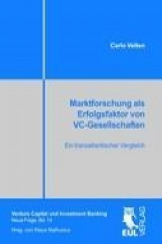 Book Marktforschung als Erfolgsfaktor von VC-Gesellschaften Carlo Velten