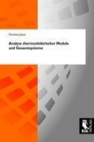 Book Analyse thermoelektrischer Module und Gesamtsysteme Christine Junior