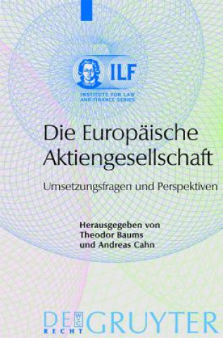 Βιβλίο Die Europaische Aktiengesellschaft Theodor Baums