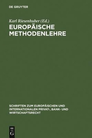 Kniha Europaische Methodenlehre Karl Riesenhuber