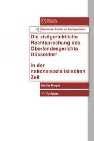 Könyv OsnabrA"cker Schriften zur Rechtsgeschichte. Martin Dreyer
