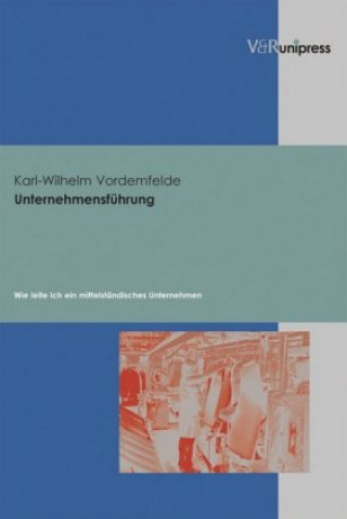 Buch UnternehmensfA"hrung Karl-Wilhelm Vordemfelde