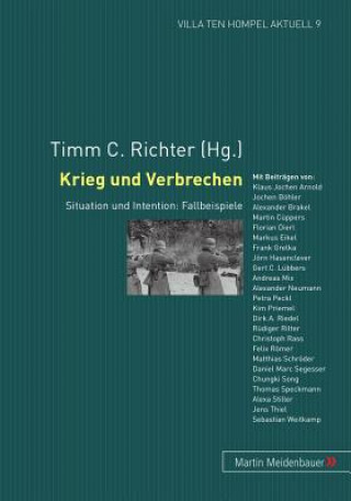 Книга Krieg Und Verbrechen Timm C. Richter