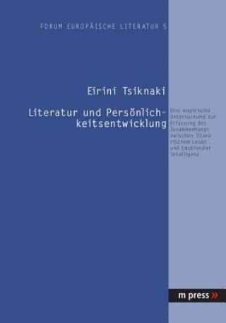 Kniha Literatur Und Persoenlichkeitsentwicklung Eirini Tsiknaki