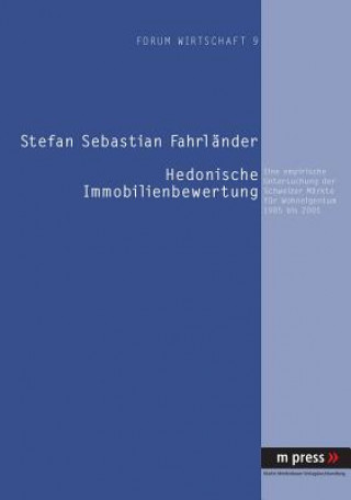 Kniha Hedonische Immobilienbewertung Stefan Fahrländer