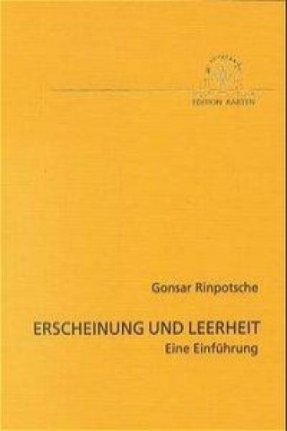 Carte Erscheinung und Leerheit Gonsar Rinpotsche