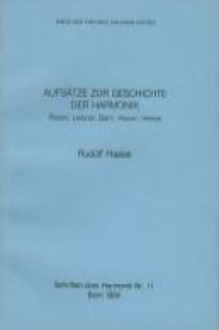 Kniha Aufsätze zur Geschichte der Harmonik Rudolf Haase
