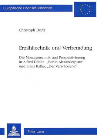 Książka Erzaehltechnik Und Verfremdung Christoph Dunz