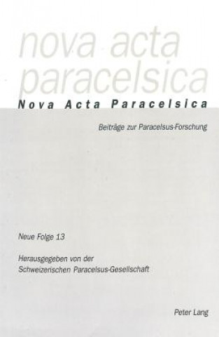 Carte Nova Acta Paracelsica Alois M. Haas