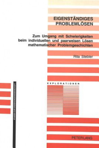 Книга Eigenstaendiges Problemloesen Rita Stebler