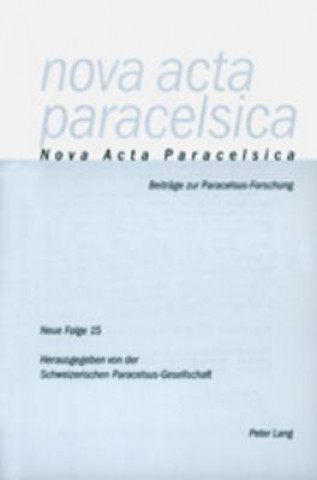 Carte Nova ACTA Paracelsica Urs Leo Gantenbein