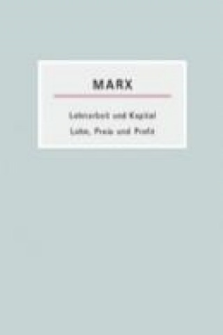 Kniha Lohnarbeit und Kapital /Lohn, Preis und Profit Karl Marx