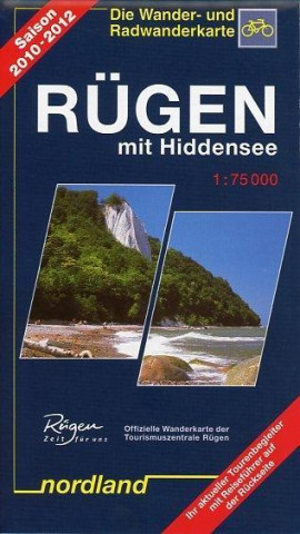 Nyomtatványok Deutsche Ostseeküste 06. Rügen mit Hiddensee 1 : 75 000 