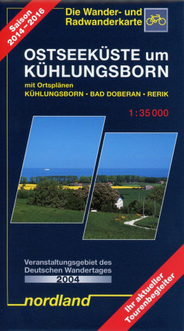 Tiskovina Ostseeküste um Kühlungsborn 1 : 35 000 