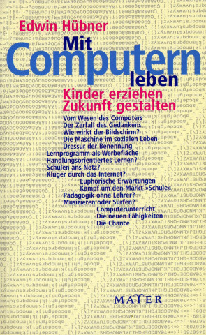 Kniha Mit Computern leben Edwin Hübner