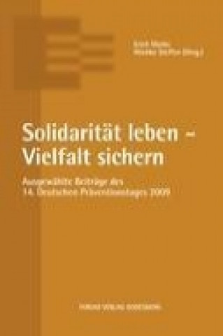 Livre Solidarität leben - Vielfalt sichern Erich Marks