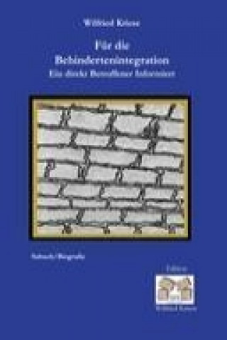 Βιβλίο Für die Behindertenintegration Wilfried Kriese