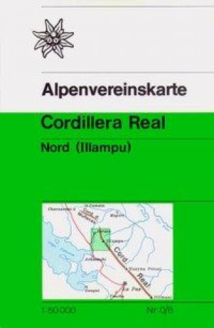 Printed items DAV Alpenvereinskarte 0/8 Cordillera Real Nord (Illampu - Bolivien) 1 : 50 000 