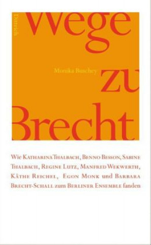 Buch Wege zu Brecht Monika Buschey