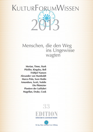 Carte KulturForumWissen 2013 Dr. -Ing. -Hans-Joachim-lenz-Stiftung