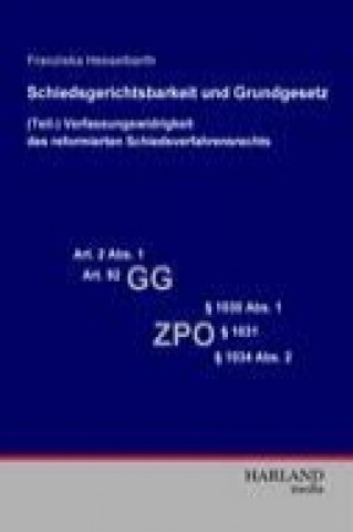 Kniha Hesselbarth, F: Schiedsgerichtsbarkeit und Grundgesetz 