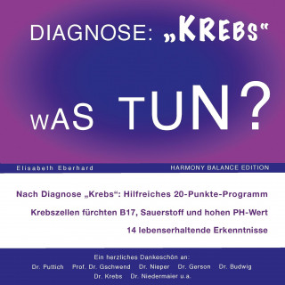 Książka Diagnose: Krebs. Was tun? Elisabeth Eberhard