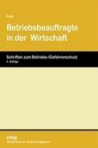 Book Betriebsbeauftragte in der Wirtschaft Peter Pulte