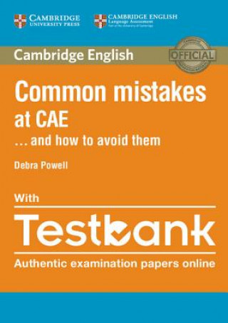 Book Common Mistakes at CAE... and How to Avoid Them Paperback with Testbank Debra Powell