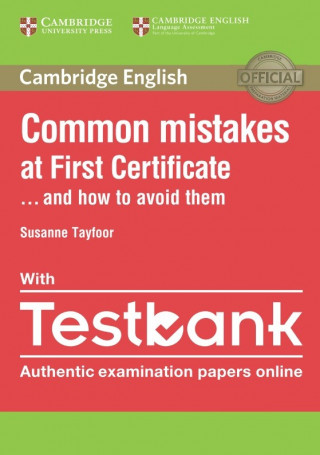 Kniha Common Mistakes at First Certificate... and How to Avoid Them Paperback with Testbank Susanne Tayfoor