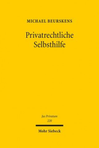 Βιβλίο Privatrechtliche Selbsthilfe Michael Beurskens