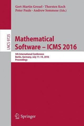 Kniha Mathematical Software - ICMS 2016 Gert-Martin Greuel