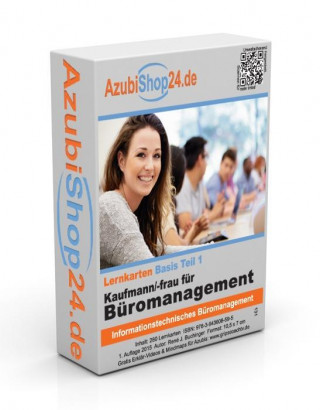Könyv AzubiShop24.de Basis-Lernkarten Kaufmann / Kauffrau für Büromanagement (Teil 1) Prüfung René J. Buchinger