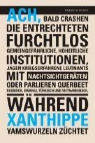 Könyv Ach, bald crashen die Entrechteten furchtlos gemeingefährliche, hoheitliche Institutionen, jagen kriegserfahrene Leutnants mit Nachtsichtgeräten oder Francis Nenik