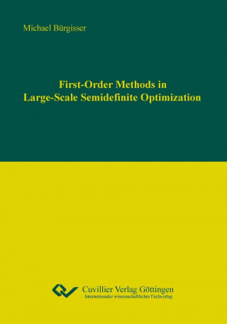 Kniha First-Order Methods in Large-Scale Semidenite Optimization Michael Bürgisser