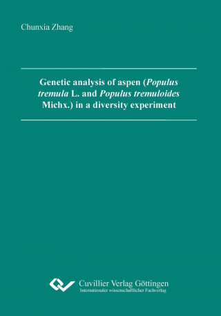 Carte Genetic analysis of aspen (Populus tremula L. and Populus tremuloides Michx.) in a diversity experiment Chunxia Zhang