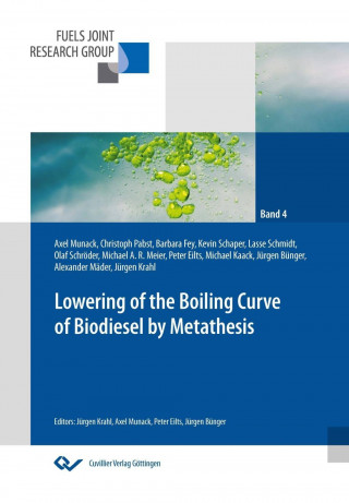 Carte Lowering of the boiling curve of biodiesel by metathesis Jürgen Bünger