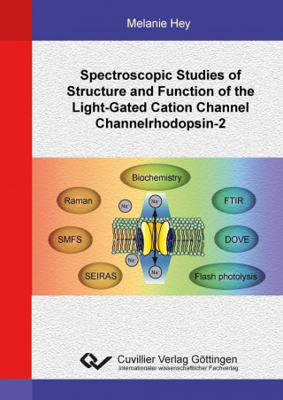 Könyv Spectroscopic Studies of Structure and Function of the Light-Gated Cation Channel Channelrhodopsin-2 Melanie Hey