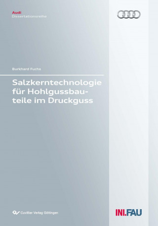 Kniha Salzkerntechnologie für Hohlgussbauteile im Druckguss Burkhard Fuchs