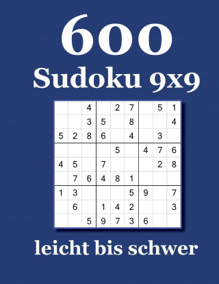 Книга 600 Sudoku 9x9 leicht bis schwer David Badger